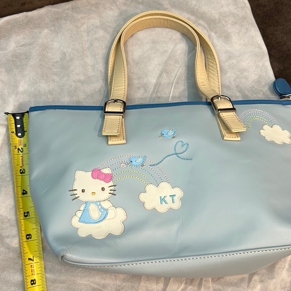 New Hello Kitty KT Sanrio Leather Bird Bag Never Used with dust bag Rare Y2K - Picture 8 of 8